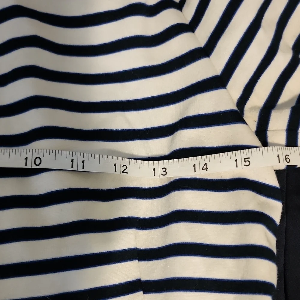 Kate Spade Trendy, Like New Navy and White Striped Dress In Size 8